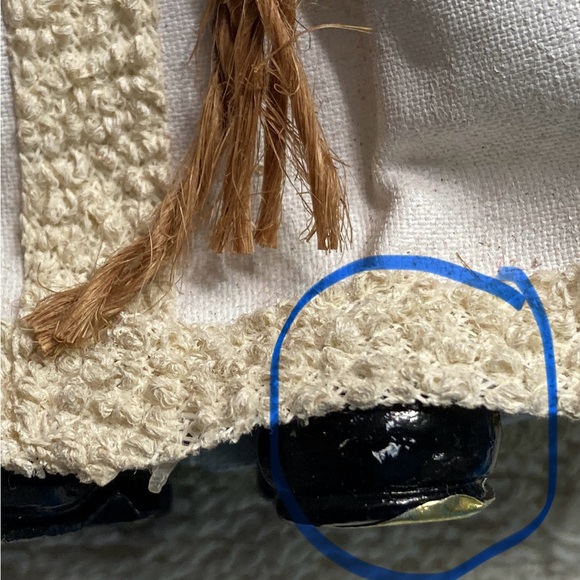 VINTAGE POSSIBLE DREAMS 1990- SANTA WHITE COAT ORNAMENT - Picture 6 of 9